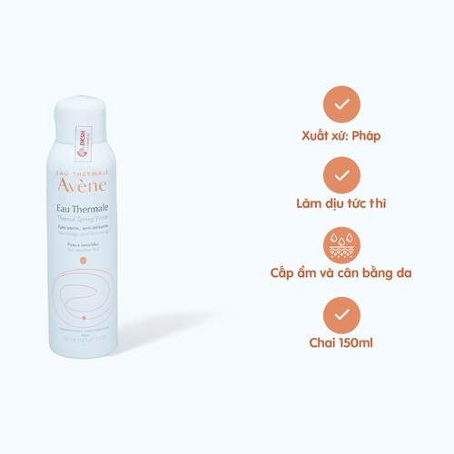 Xịt khoáng AVENE Thermal Spring Water cung cấp độ ẩm cho da (Chai 150ml)