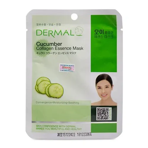 Mặt nạ Dermal Cucumber Collagen Essence Mask (23g)