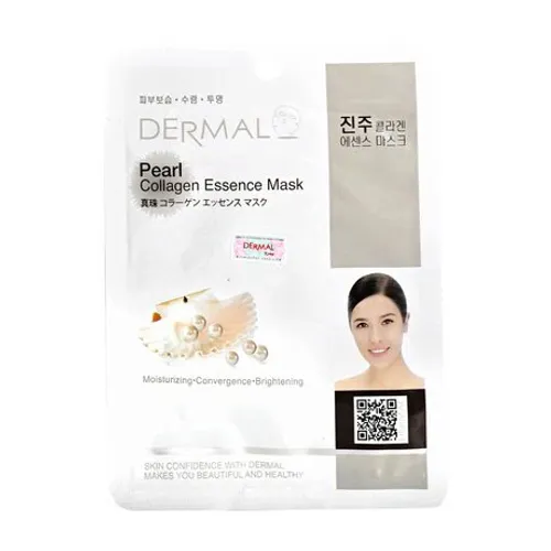 Mặt nạ chiết xuất từ collagen và ngọc trai Dermal Pearl Collagen Essence Mask (23g)