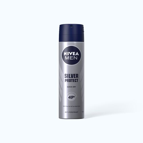 Xịt ngăn mùi Nivea Men Silver Protect Dynamic Power (Chai 150ml)