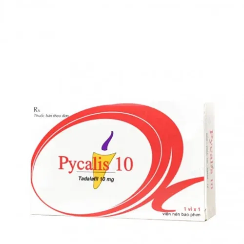 Viên nén PYCALIS 10MG điều trị rối loạn cương dương (1 vỉ x 1 viên)