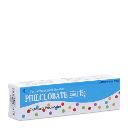 Thuốc dùng ngoài PhilClobate trị viêm da, chàm, dị ứng, ngứa (tuýp 15g)