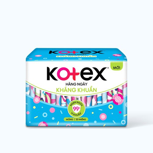 Băng vệ sinh hằng ngày hương tự nhiên Kotex (20 miếng/gói)