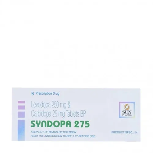 Viên nén Syndopa 275mg trị bệnh parkinson (5 vỉ x 10 viên)