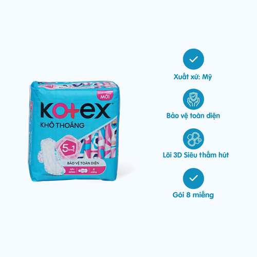 Băng vệ sinh siêu mỏng cánh Kotex Style (8 miếng/gói)