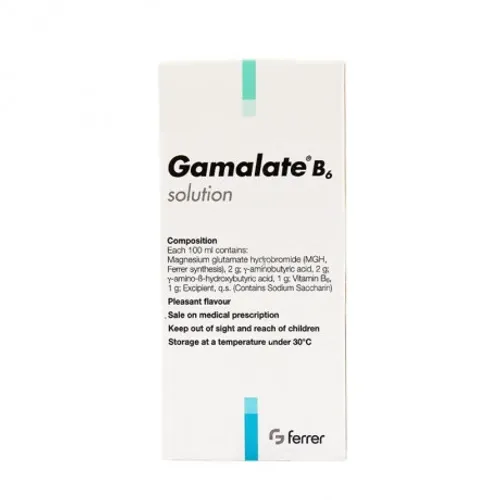 Dung dịch uống Gamalate B6 hỗ trợ trong điều trị suy nhược thần kinh chức năng (Chai 100ml)