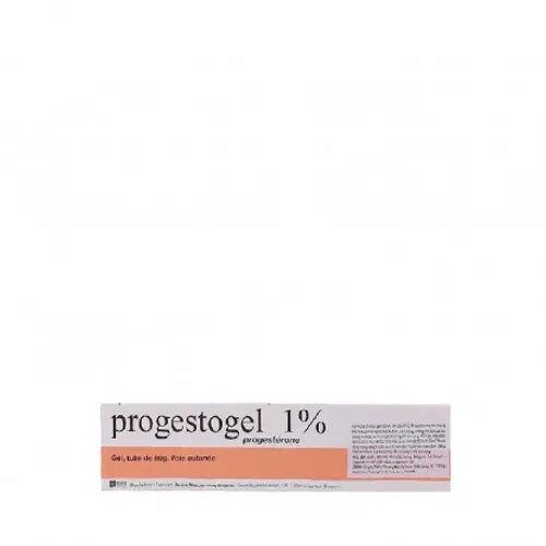 Thuốc dùng ngoài Progestogel 1% điều trị các bệnh vú lành tính (tuýp 80g)