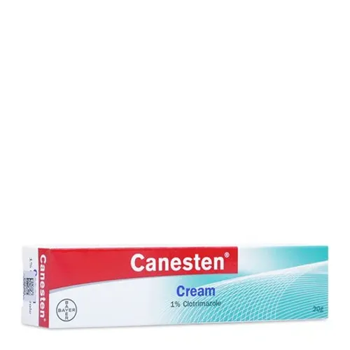 Thuốc dùng ngoài Canesten 1% điều trị nấm ngoài da, viêm bộ phận sinh dục do nấm (tuýp 20g)