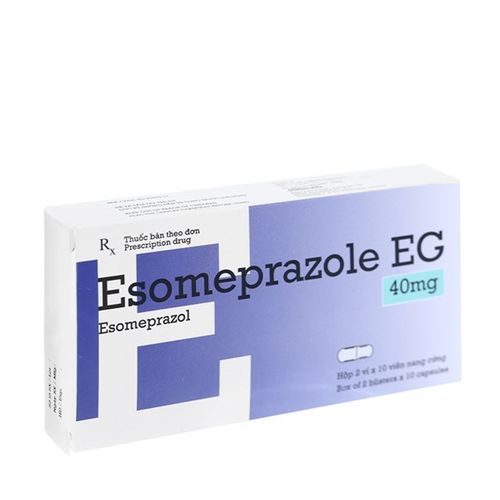 Viên nang Esomeprazole EG 40mg Pymepharco trị trào ngược dạ dày thực quản (2 vỉ x 10 viên)