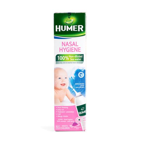 Dung dịch xịt mũi trẻ em HUMER Nasal Hygiene Enfant giúp vệ sinh mũi xoang, phòng ngừa viêm mũi (Chai 150ml)