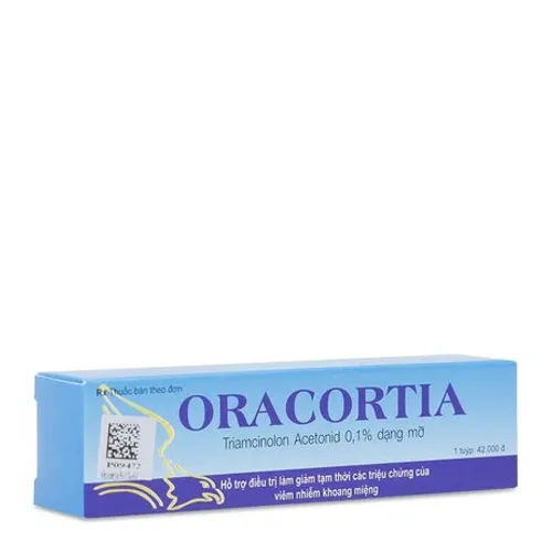 Thuốc dùng ngoài Oracortia trị viêm nhiễm khoang miệng (tuýp 5g)