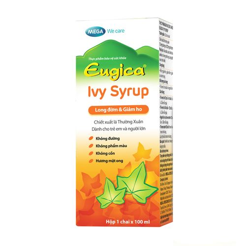 Siro Eugica Ivy Syrup giúp hỗ trợ long đờm, giảm ho (100ml)