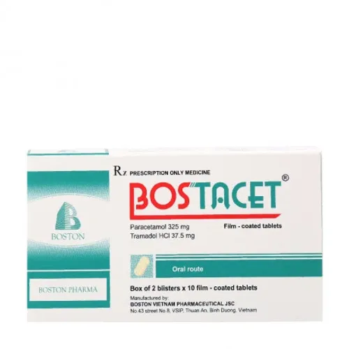Bostacet (2 vỉ  x 10 viên/hộp)