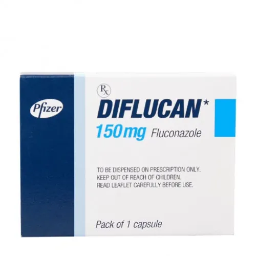 Viên nang Diflucan 150mg điều trị các bệnh nhiễm nấm (1 vỉ x 1 viên)