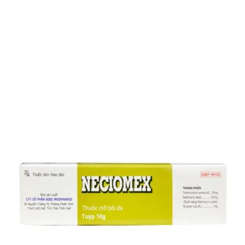 Thuốc mỡ Neciomex điều trị viêm da, dị ứng da và ngứa (tuýp 10g)