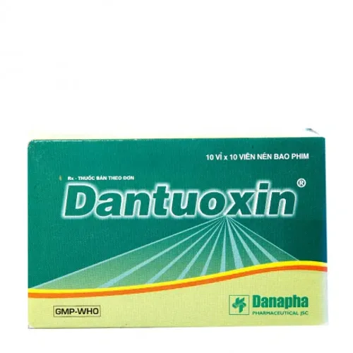 Viên nén Dantuoxin trị các triệu chứng ho cảm thông thường (10 vỉ x 10 viên)