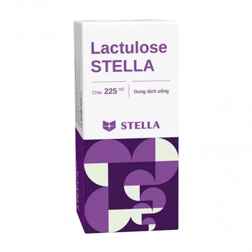 Dung dịch uống Lactulose Stella trị táo bón, bệnh lý não do gan (20 gói x 15ml)