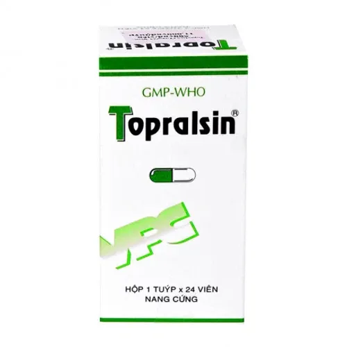 Viên nang Topralsin trị các triệu chứng ho cảm thông thường (tuýp 24 viên)