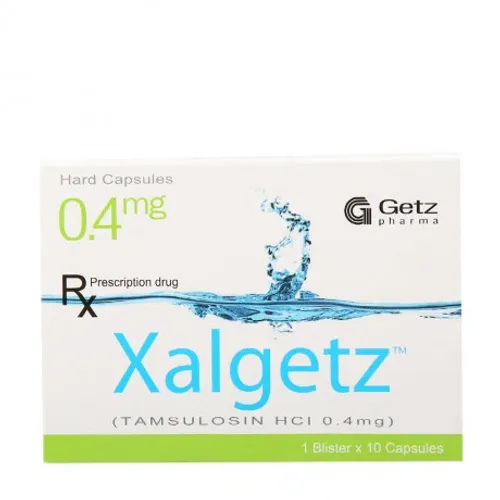 Viên giải phóng có kiểm soát Xalgetz 0.4mg trị hội chứng tăng sản tuyến tiền liệt (1 vỉ x 10 viên)