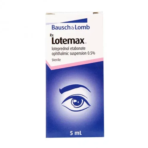 Hỗn dịch nhỏ mắt Lotemax 0.5% điều trị viêm kết mạc mí mắt, nhãn cầu, viêm giác mạc (chai 5ml)