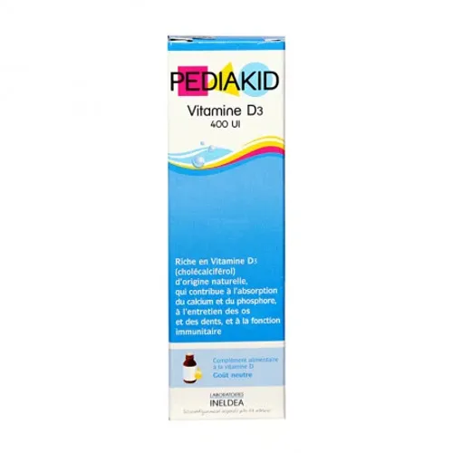 Siro bổ sung vitamin D cho trẻ Pediakid Vitamin D3 (Chai 20ml)