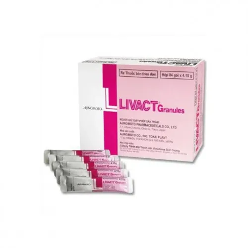 Thuốc cốm Livact Granules cải thiện tình trạng giảm albumin máu (84 gói x 4.15g)