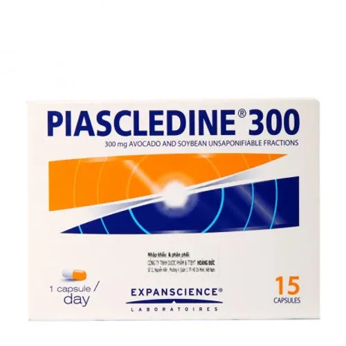 Viên nang Piascledine 300mg điều trị thoái hóa khớp hông và khớp gối, viêm nha chu (1 vỉ x 15 viên)