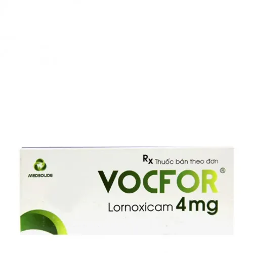 Viên nén Vocfor 4mg kháng viêm, giảm đau trong viêm xương khớp, viêm khớp dạng thấp (3 vỉ x 10 viên)