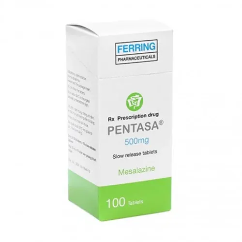 Viên giải phóng có kiểm soát Pentasa 500MG điều trị viêm loét đại trực tràng (10 vỉ x 10 viên)