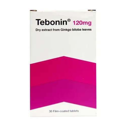 Viên nén Tebonin 120mg điều trị rối loạn tuần hoàn máu não (2 vỉ x 15 viên)