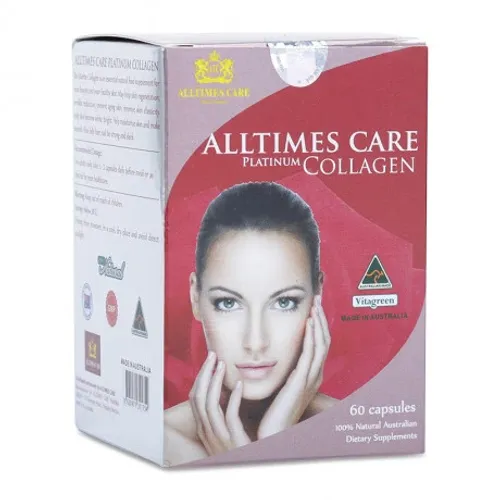 Viên uống Alltimes Care Platinum Collagen bổ sung collagen giúp đẹp da (60 viên/hộp)