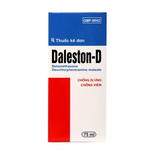 Siro Daleston-D chống dị ứng, hen và viêm phế quản (chai 75ml)