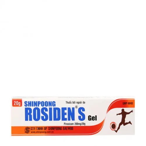 Gel Rosiden S 200mg điều trị đau, viêm và cứng khớp (tuýp 20g)