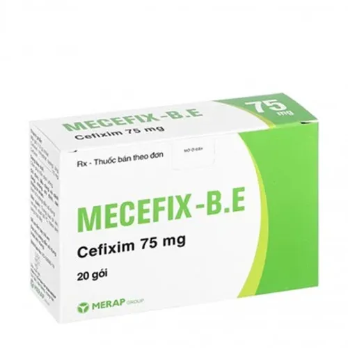 Mecefix-B.E 75mg (Hộp 20 gói)