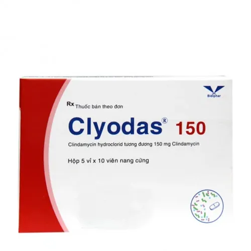 Viên nang Clyodas 150mg điều trị nhiễm khuẩn (5 vỉ x10 viên)