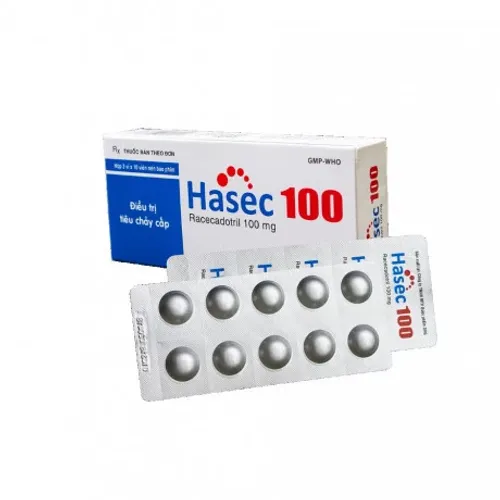 Gói bột Hasec 30g/1.5g điều trị triệu chứng tiêu chảy cấp (24 gói x 1.5g)