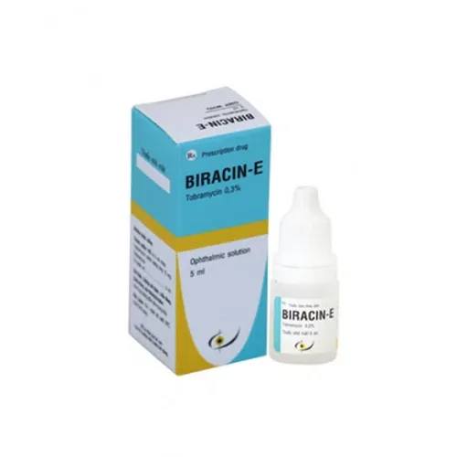 Thuốc nhỏ mắt Biracin-E 5ml điều trị các bệnh nhiễm khuẩn mắt (chai 5ml)