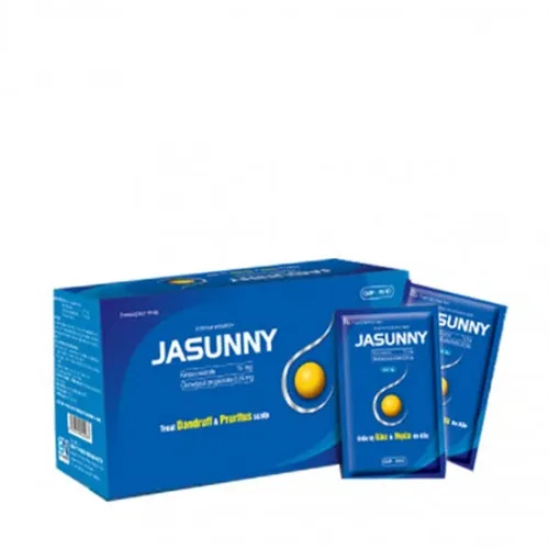 Gel Jasunny 5g điều trị gàu, ngứa da đầu (50 gói x 5g)