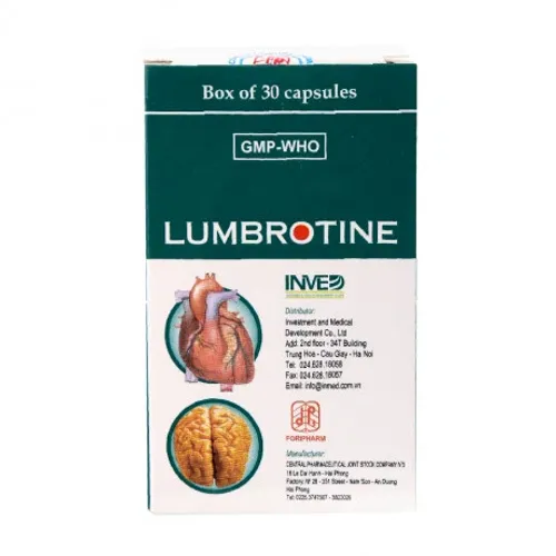 Lumbrotine (Chai 30 viên)