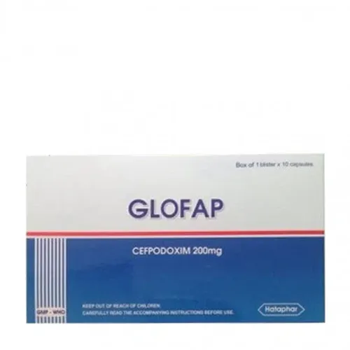 Bột pha uống Glofap G 1,5g Hataphar kháng sinh điều trị nhiễm khuẩn (hộp 14 gói)