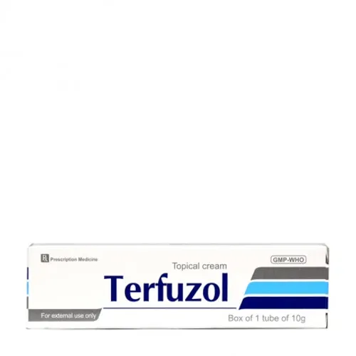 Thuốc dùng ngoài Terfuzol 10g trị các bệnh ngoài da, nhiễm trùng do nấm, vi khuẩn (tuýp 10g)