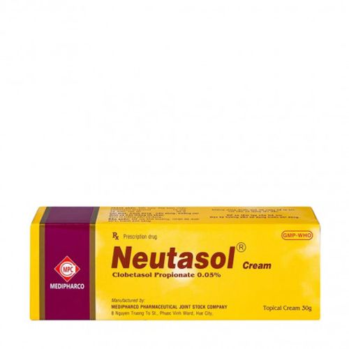 Thuốc dùng ngoài Neutasol trị vảy nến, viêm da, chàm, dị ứng, ngứa (tuýp 30g)