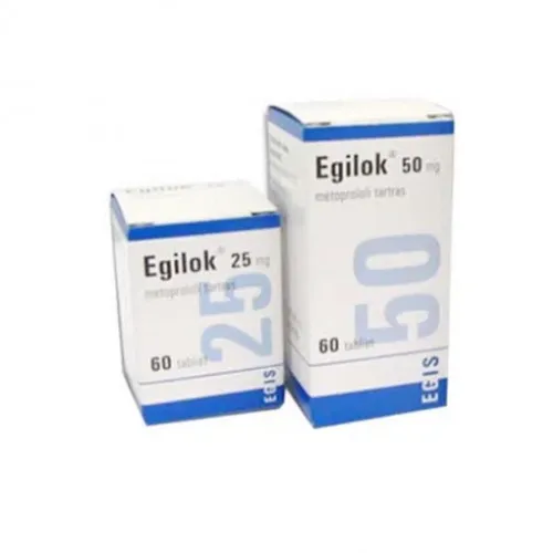 Viên nén Egilok Egis 50mg Pharma điều trị tăng huyết áp, đau thắt ngực (hộp 60 viên)