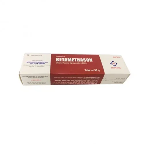 Thuốc dùng ngoài Betamethason trị viêm da, giảm ngứa (tuýp 30g)