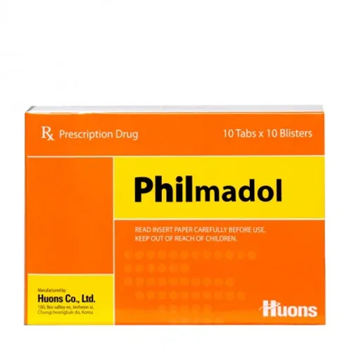 Philmadol (10 vỉ x 10 viên/hộp)
