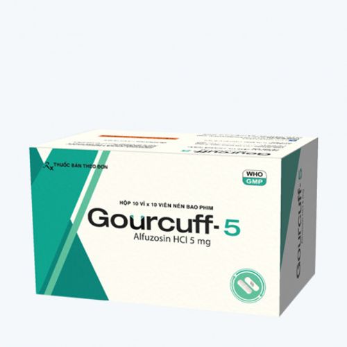 Viên nén Gourcuff-5mg Davipharm điều trị phì đại u tuyến tiền liệt (10 vỉ x 10 viên)