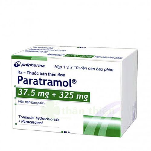 Viên nén Paratramol Polpharma chỉ định điều trị các cơn đau từ trung bình đến nặng. (6 vỉ x 10 viên)