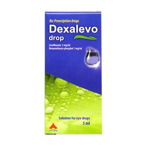 Thuốc nhỏ mắt Dexalevo CPC1 điều trị nhiễm khuẩn, viêm kết mạc (chai 5ml)