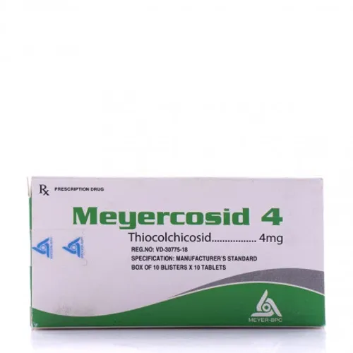 Meyercosid 4 (Hộp 10 vỉ x 10 viên)
