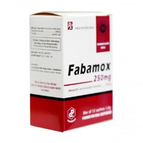 Fabamox 250mg (Hộp 10 vỉ x 10 viên)